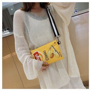 Lays Classic Potato Chips Shoulder Purse Bag Crossbody Handbag